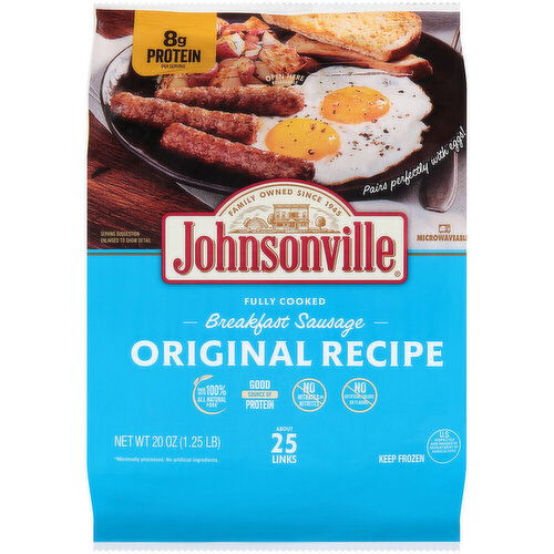 Johnsonville Precooked Orig Breakfast Links